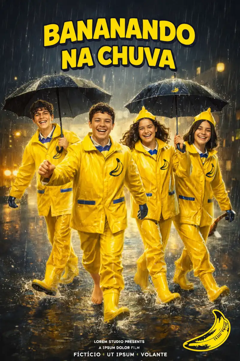 Poster do filme vencedor do Oscars&trade; Bananando na Chuva